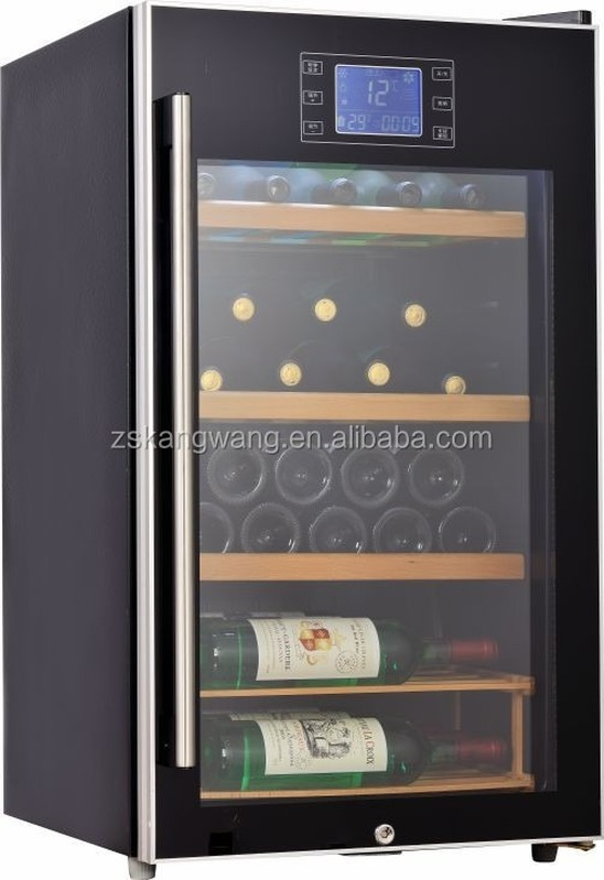 110L Glass Door Electric Beverage Cooler Temperature Control Wine Cooler For Sale