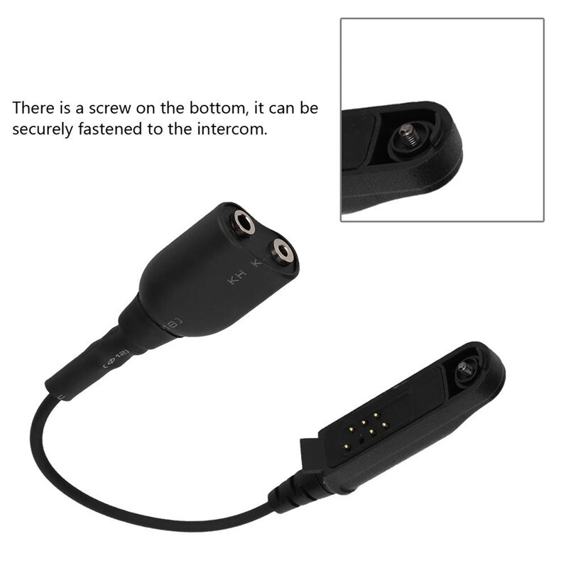 Baofeng Walkie Talkie Audio Kabel Adapter K Poort 2Pin Uv 5R Hoofdtelefoon Jack Accessoires Voor BF-9700 A-58 UV-XR GT-3WP UV-9R plus