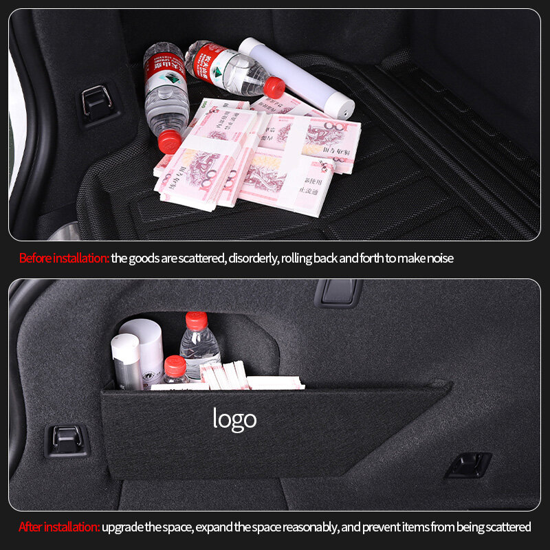 Полка для багажника для NIO EC6 ES6 ES8 2018-2020, войлочные аксессуары для хранения, защита от помех и грязи, прочные защитные декоративные аксессуары