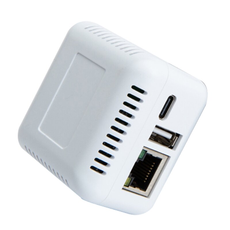 WiFi Netzwerk Wireless BT 4,0 Print Server Networking USB 2,0 Port Schnelle 10/100Mbps RJ-45 LAN Port Ethernet print Server Adapter