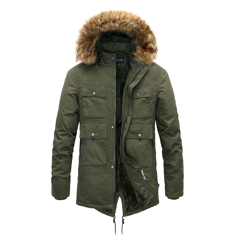 Jaket Pria Mode Pakaian Mantel Termal Hangat Pemanas Listrik Ropa Katun Panas Para Hombre Musim Gugur dan Musim Dingin