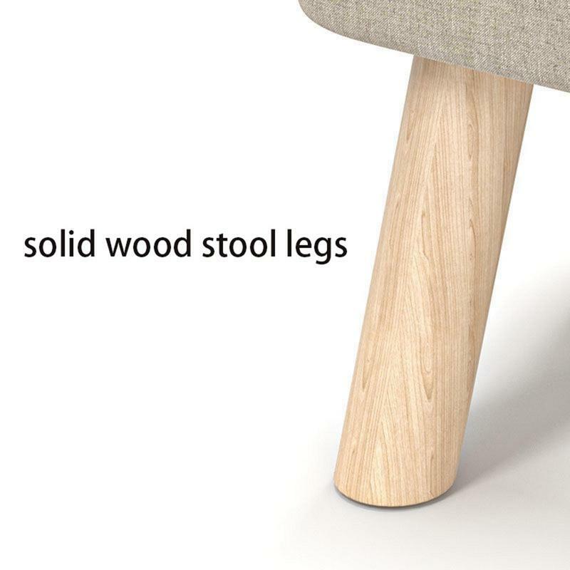 Wooden Low Shoes Stool Bench Home Door Dress Hotel Bar Cafe Store Chairs Sofa Rest Stool Kid Soft Vanity Chair Furniture Stools