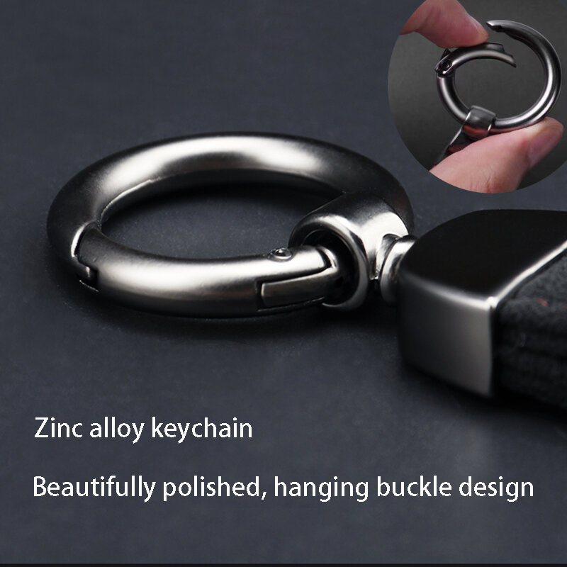 Mode Sport Hohe Qualität Leder Keychain 4s nach geschenk Schlüssel Ringe mit RS Brief RS logo keychain Dekorative lagerung schlüssel
