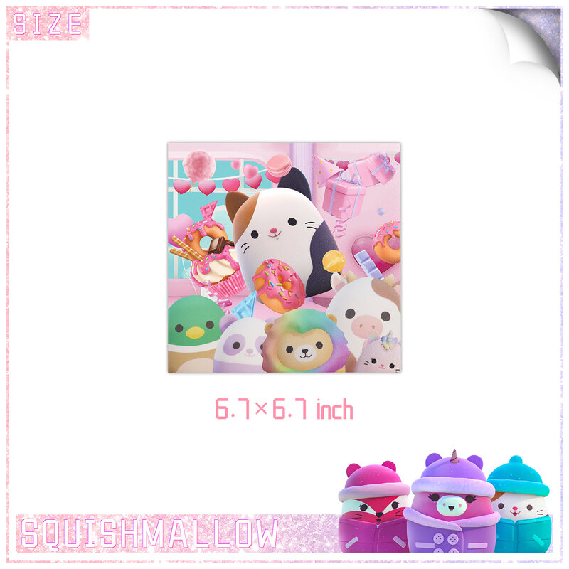Squishy Toy Kawaii Animal Gordura Pet Decoração de Aniversário Brinquedos Boneca Bonito Meninas Baby Shower Supplies Squishmallowe Decoração Do Partido