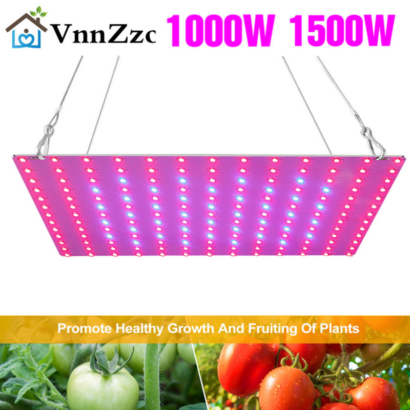 85-265v led planta crescimento luz 1000w phytolamps para mudas quantum placa 1500w fito lâmpadas hidropônico crescer tenda caixa