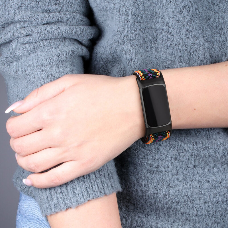 Bracelet élastique de remplacement pour Fitbit Charge 5, bracelet de montre à boucle de sport, bracelet Smartwatch