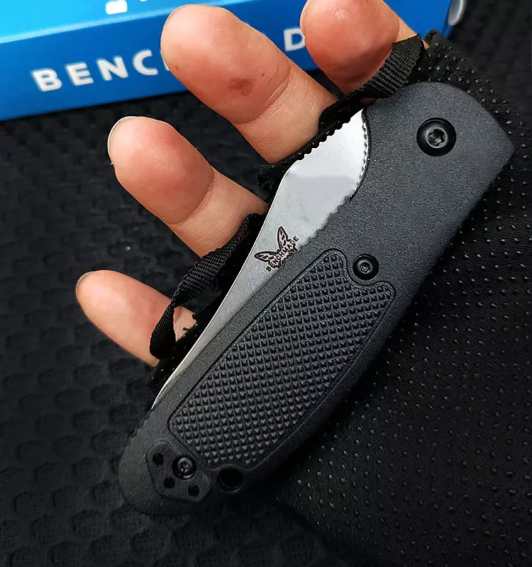 Outdoor BENCHMADE 555 Folding Knife 440C Blade Sharp Blade Camping Hunting Safety-defend Pocket Knives