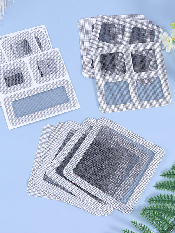 Leve Vidro Fibra Temperatura Resistência Cozinha Home Mesh Patches, Window Screen Repair Kit, Painel, auto-adesivo, 30pcs
