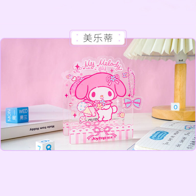 Sanrio Acrylic Pencontainer Desktop Storage Box Creatively  Stationeries Durable Waterproof Easy To Clean Large Capacity Cartoon