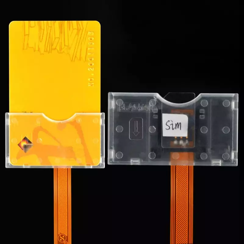 마이크로 리버스 SIM To SIM 피더 전문 리더 카드 익스텐더 케이블, 화웨이 B618 B818 B715 변환기에 적합