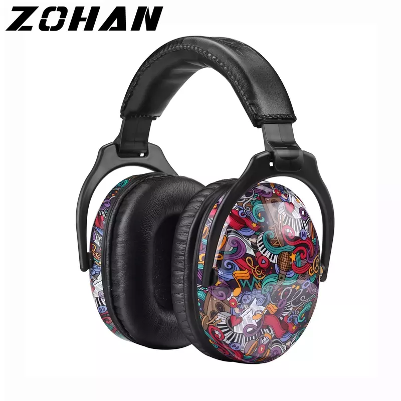 ZOHAN Toddler Defenders Hearing Protection Cartoon Kid Safety Ear Muffs Noise Reduction for Childrens Earmuffs Adjustable