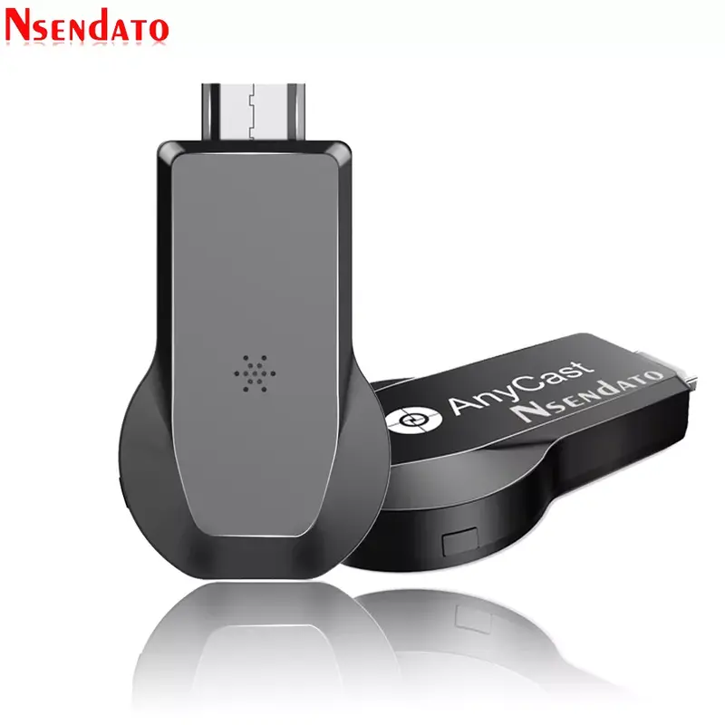 Anycast-receptor inalámbrico M100 2,4G/5G 4K Miracast para DLNA AirPlay TV Stick, Dongle con pantalla Wifi para IOS, Android y PC