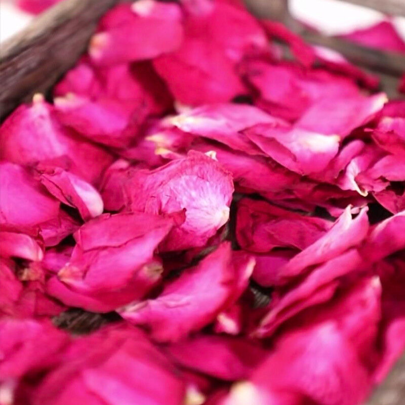Dried Rose Petals Natural Flower Bath Spa Whitening Shower Dry Rose Flower Petal Bathing Relieve Fragrant Body Massager