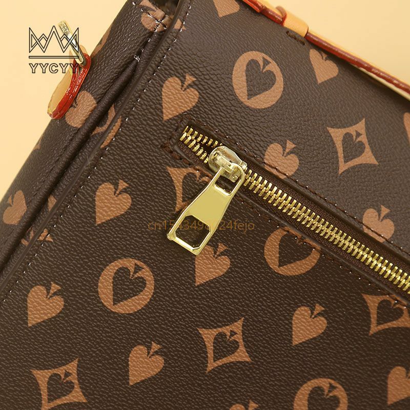 Модная классическая дизайнерская сумка на одно плечо, сумка-мессенджер с диагональным промежутком и цепочкой для женщин, роскошные кошельк...