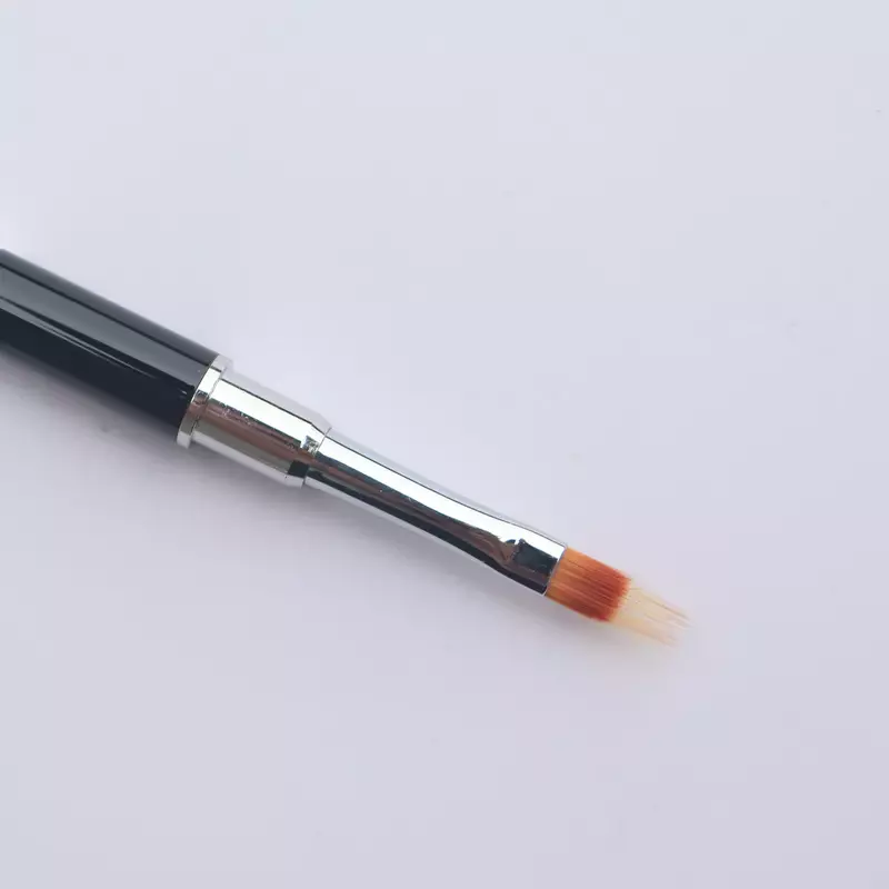 1pc Ombre Nail Brush Nail Art Painting Pen Brush UV Gel Polish Gradient Color strass Crystal acrilico Nail Drawing Pen