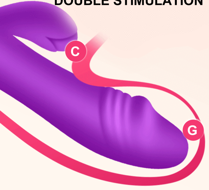 Vibrador de punto G para mujer, Juguetes sexuales, consolador, masajeador de clítoris y Vagina, palo de vibración Dual, femenino adulto masturbador, producto