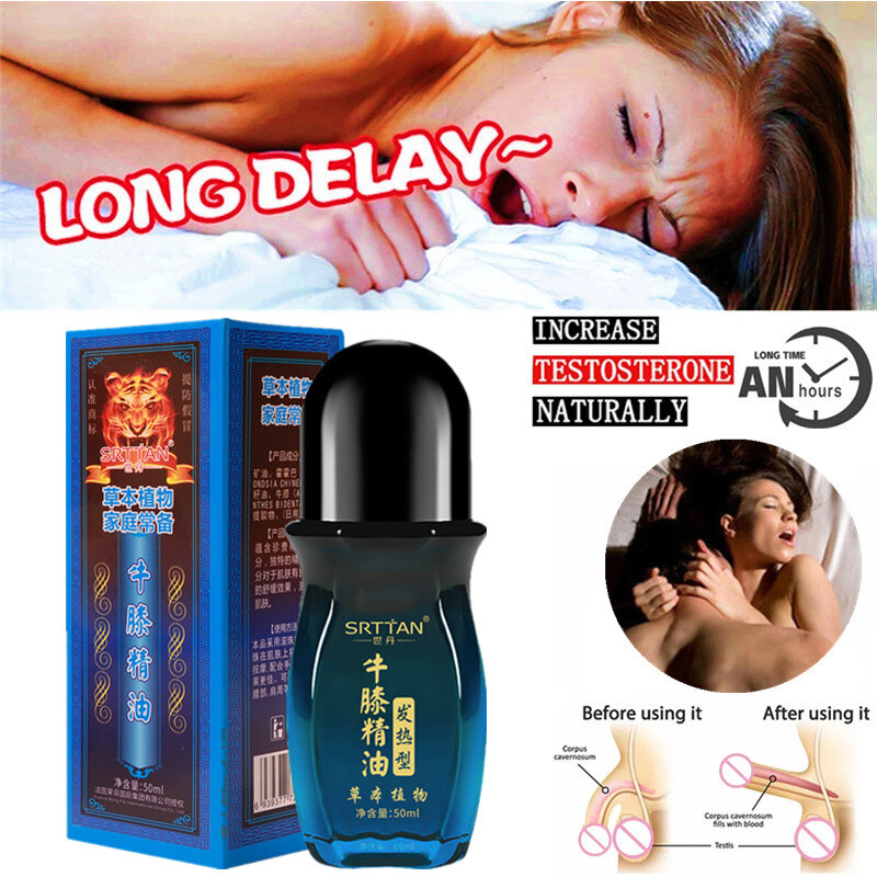 Aceite de masaje corporal para hombre, aceite de masaje para agrandar el pene y aumentar la erección, cuidado de la salud masculina