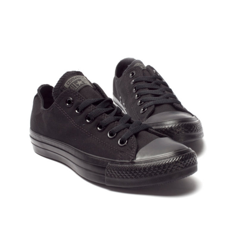 حذاء رياضي أصلي للرجال والنساء من Converse حذاء رياضي للرجال أحذية نسائية قماشية أسود منخفض كلاسيكي حذاء تزلج