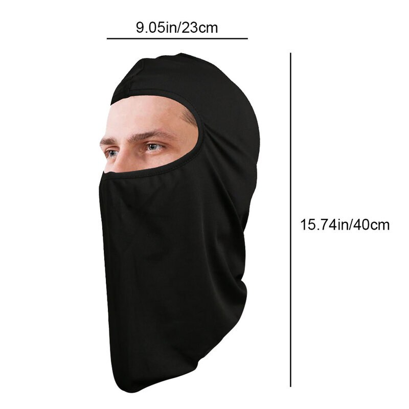 Cagoule pour hommes, masque facial complet de moto, casquette de cyclisme, chapeau Skullies, bonnets, casque de sport, Protection UV