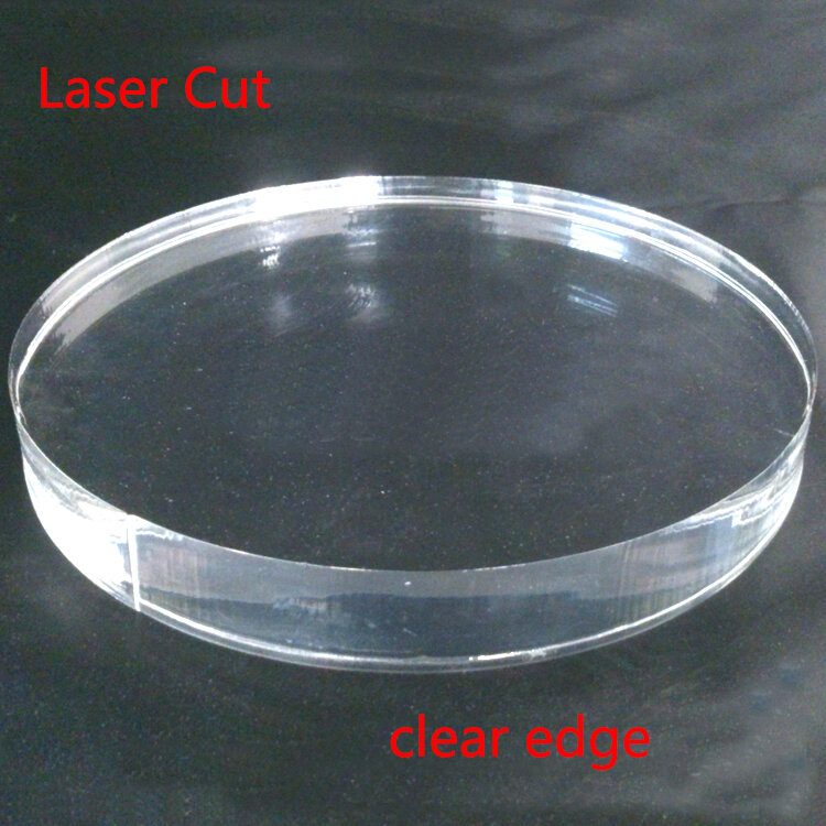 Lámina de plástico transparente, tablero acrílico de vidrio orgánico, polimetacrilato de metilo, 1mm, 3mm, 8mm de espesor, 200x200mm