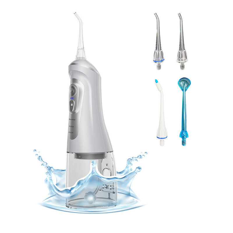 น้ำแบบพกพา Flossers ฟัน300ML Oral Irrigator ชาร์จทันตกรรมแบบพกพา3โหมดถังน้ำกันน้ำทำความสะอาดฟัน