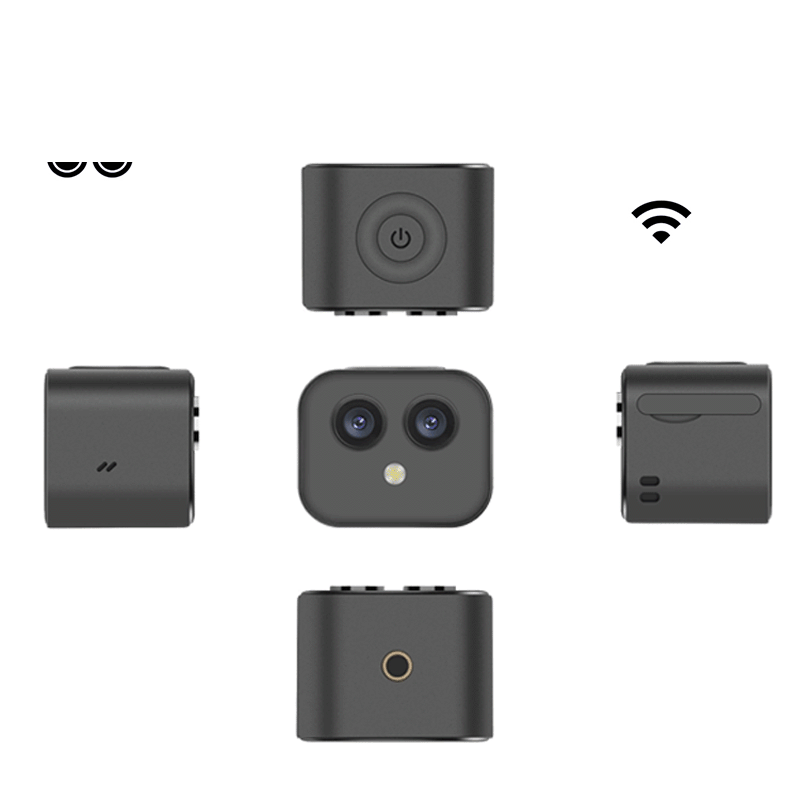 كاميرا IP واي فاي صغيرة عالية الدقة 4K مراقبة أمنية لاسلكية مايكرو كاميرا مزدوجة للرؤية الليلية المنزل الذكي مراقبة الرياضة المدمج في البطارية