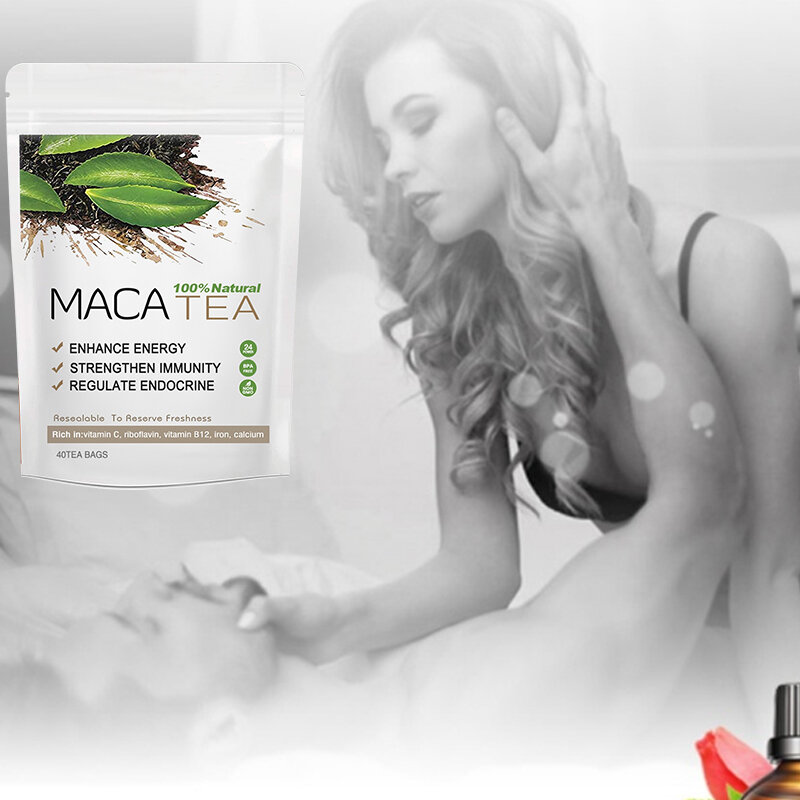 Daitea Maca Tea Bag Tonifying The Kidney Anti-fatigue Release Stress Stimulate Hormones Improve Male Function Strengthen Fitness