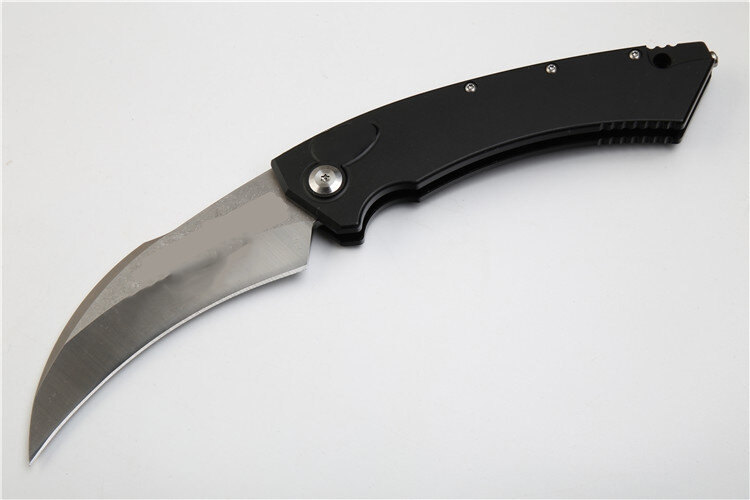 Wielokolorowy odkryty pazur nóż stop aluminium CNC uchwyt wysokiej jakości odkryty Camping taktyczne przenośne kieszonkowe noże EDC