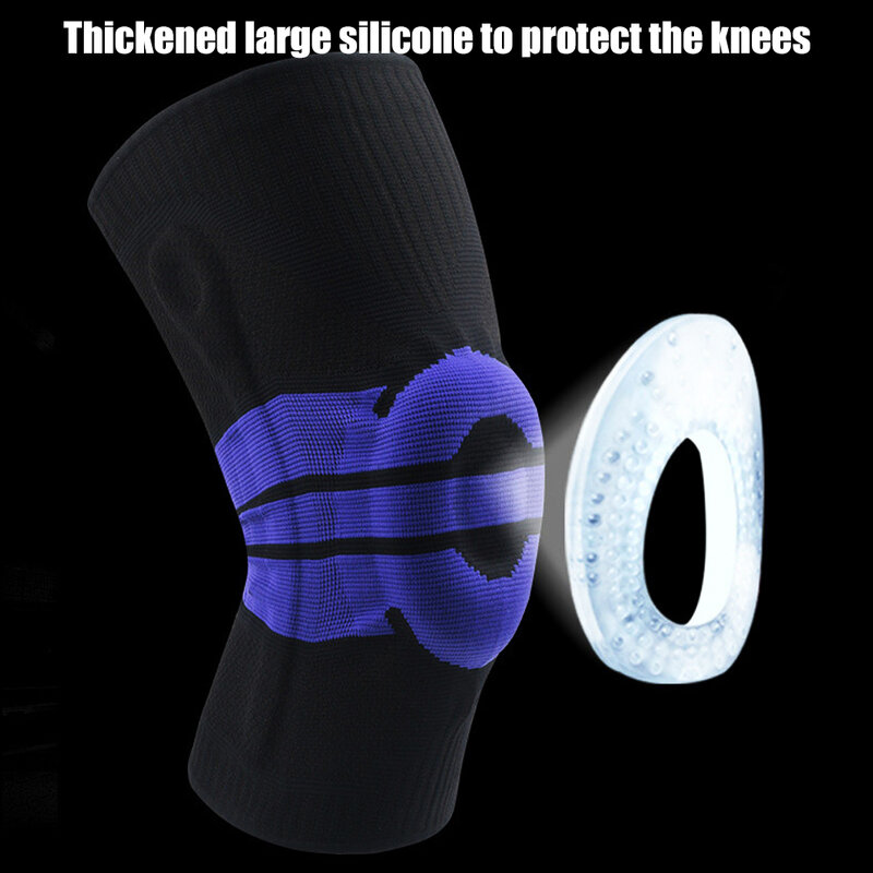 Bracétop – genouillère de protection en Silicone pour le basket-ball, genouillère de Compression pour la course à pied, 1 pièce