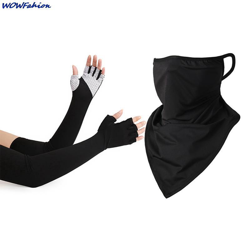 Summer Face Mask Fishing Scarves Glove Arm Sleeve Windproof Face Mask Neck Cover Gaiter for Sport Cycling Hiking Fishing