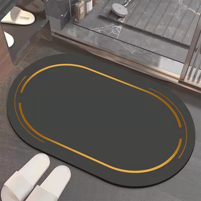 Boden Matte Super Saugfähig Schnell Trocknend Bad Teppich Küche Öl Proof Napa Haut Bad Matte Moderne Einfache Anti Slip Boden matten