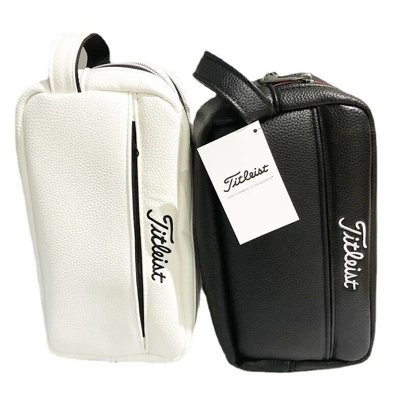 Saco de sapato de golfe sacos de moda sacos de golfe esportes armazenamento duplo zíper suprimentos de golfe