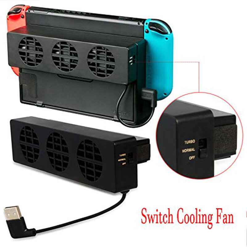 Koelventilator Koeler Voor Nintendo Switch Game Console Dc 5V Usb Kit Fan Accessoires Ondersteuning Commando Ventilatie Koeling