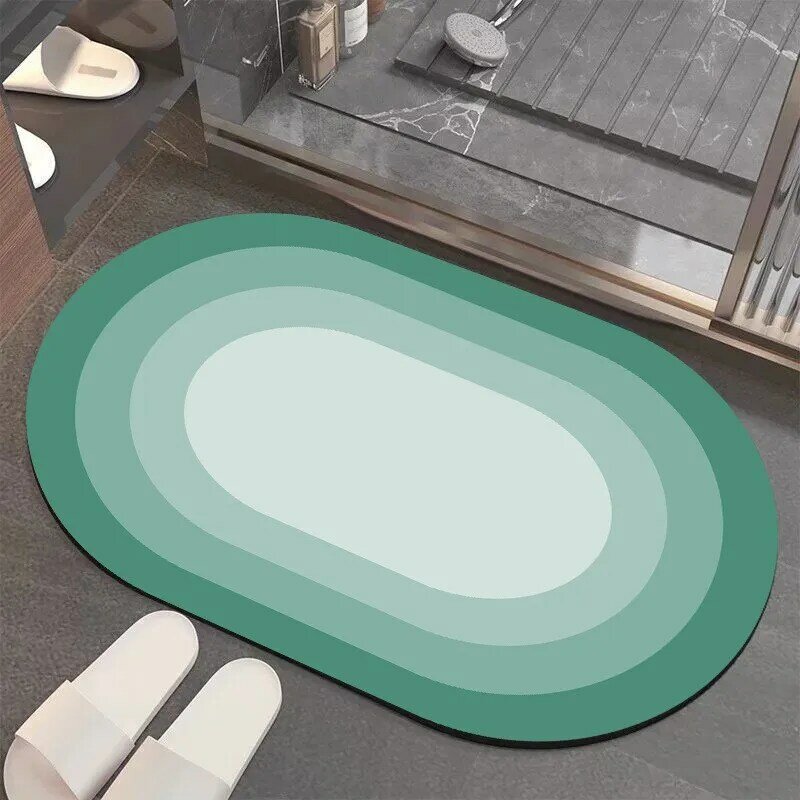 Estilo nórdico Banheiro Absorvente Floor Mat Tapete de Entrada da Cozinha Secagem Rápida Doméstica Toilet Door Mat Non-Slip Mat