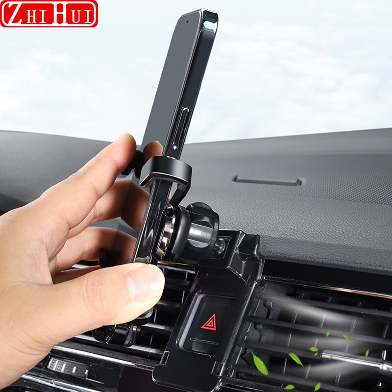 Car Styling uchwyt telefonu komórkowego dla GWM Haval F7 F7X 2020-2022 Restyling uchwyt do otworu wentylacyjnego uchwyt grawitacyjny stojak akcesoria samochodowe