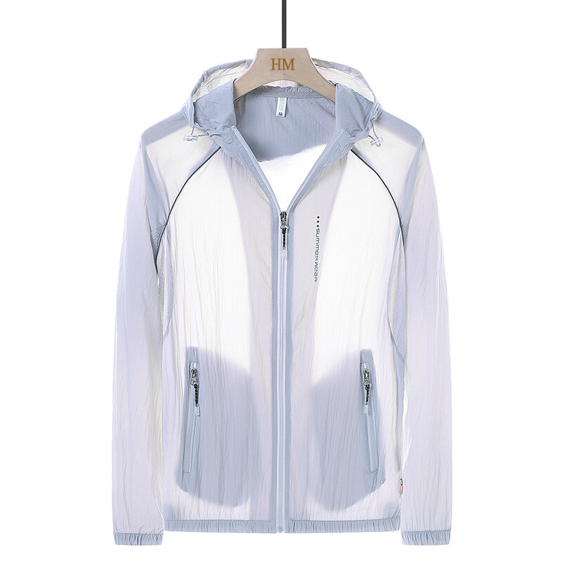 Mantel Musim Panas 2022 Pakaian Pelindung Matahari Jaket Tabir Surya Ultratipis Tahan Air Kaus Sejuk untuk Berlari dan Berkemah Ukuran Besar