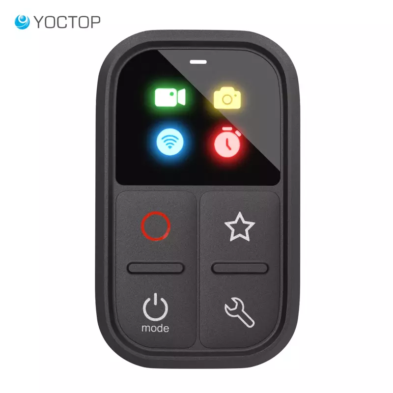 Remote Control Untuk GoPro Hero 10 9 8 Max dengan Stick Mount dan Wrist YOCTOP Bluetooth Smart Remote Kompatibel dengan Hero10