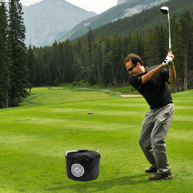 2 pçs saco de treinamento do balanço de golfe esportes instrutor acessórios à prova dwaterproof água esmagar saco aids impacto ferramenta de prática de energia