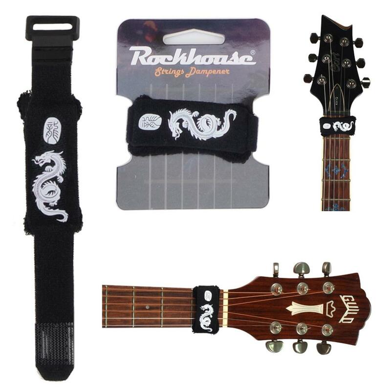 Guitar Fret Strings Mute Dampeners Eliminate Noise Anti-whistling Bass Muting Straps Musical Instrument Accessory E-Guitar Belt