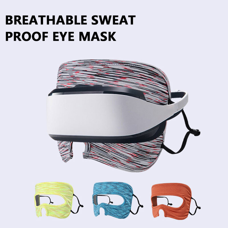 Cubierta de máscara de ojos para gafas VR, banda elástica ajustable y transpirable para el sudor, accesorios para auriculares de realidad Virtual Oculus Quest 2/1