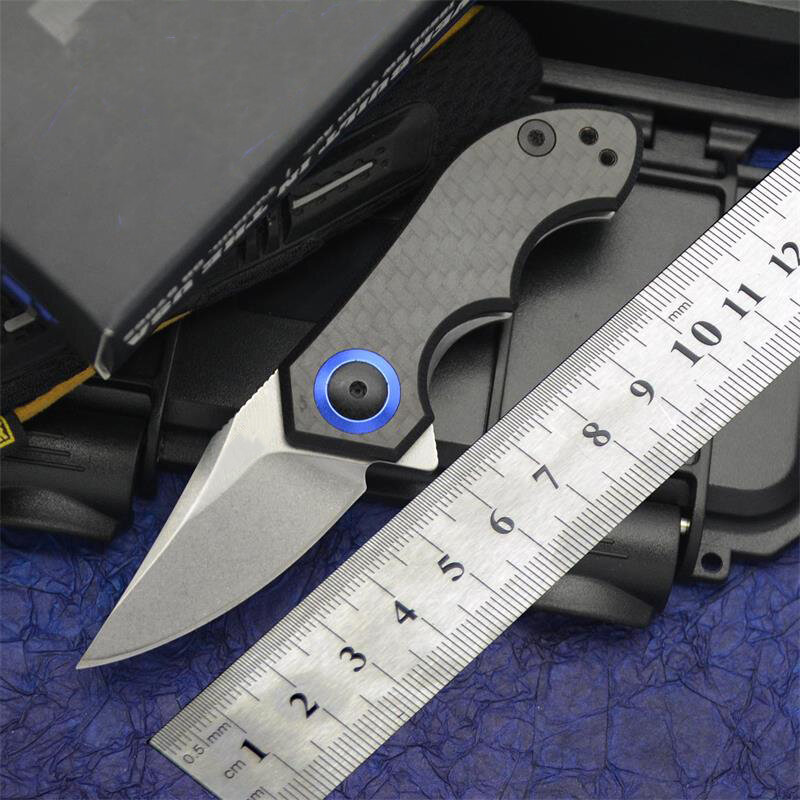 Mini cuchillo plegable de alta calidad para exteriores, alta dureza, afilada, de bolsillo de Seguridad, de autodefensa, herramienta EDC para acampar
