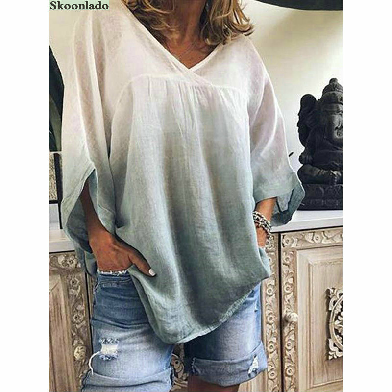 plus size S-5XL oversize women linen tops lady casual loose style linen blouse original surface design oversize women tops good