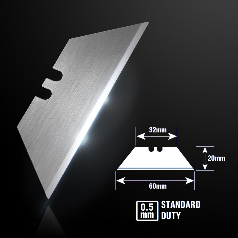 Lame WORKPRO Utility, lame originali lame pesanti per coltelli SK5 lame in acciaio, confezione da 100