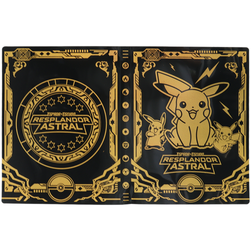 Grand Album de Cartes Pokémon Holographique 3D Flash, Pikachu, Charizard, Support de Collection, Jeu, Classeur, Dossier, Jouets Cadeaux, 432 Pièces