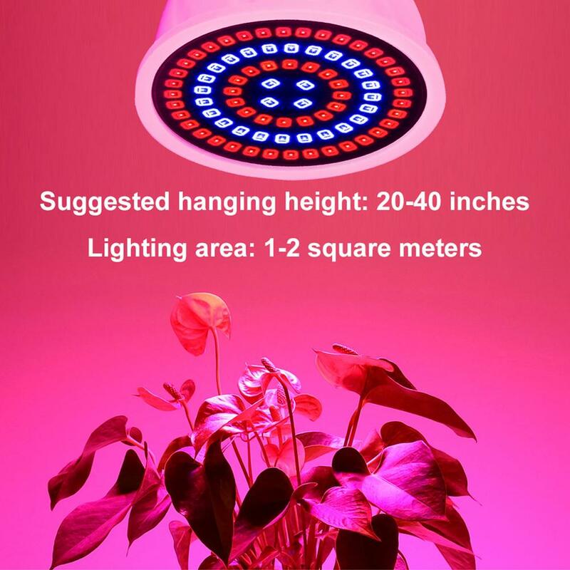 Led Grow  Light Bulb For Plant Phytolamp 80 Beads Indoor Growth Light