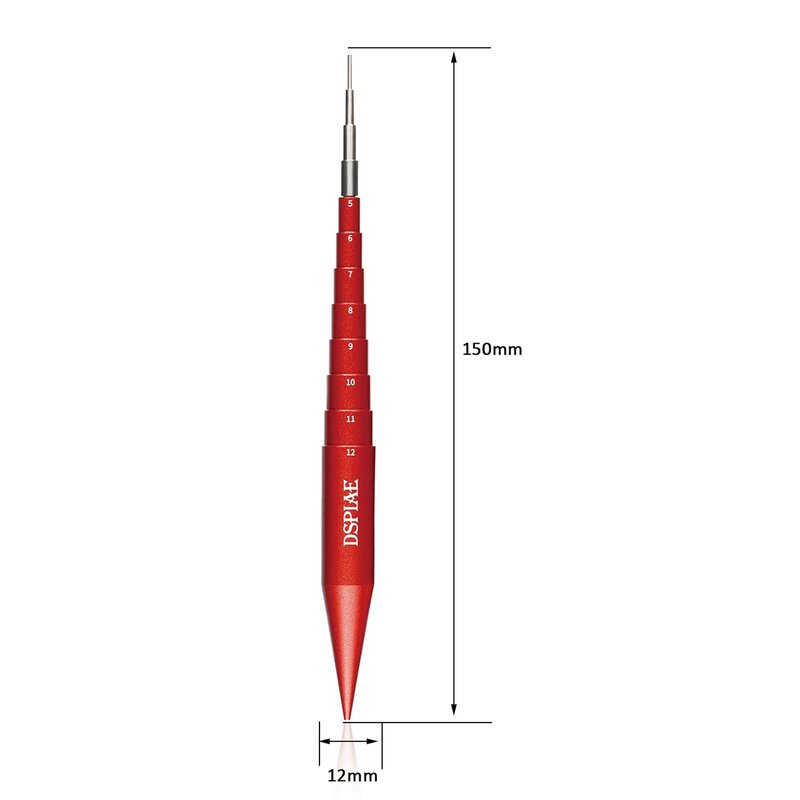 Dspiae AT-CR alta qualidade dobadoura carretel porta 150*12mm em forma de vermelho bobina carretel