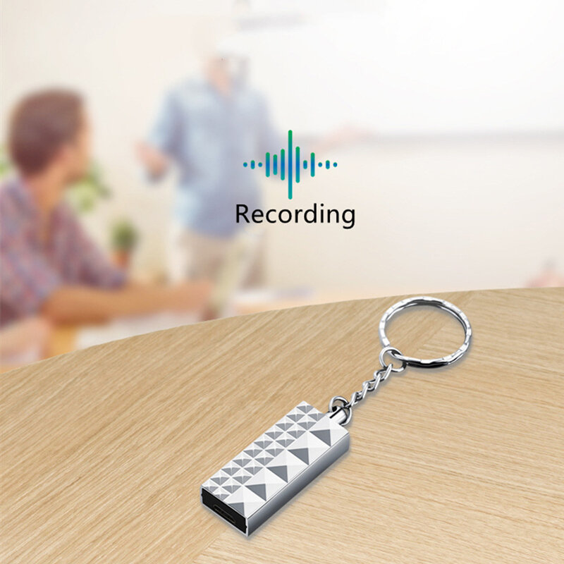 Mini gravador de voz profissional, caneta inteligente para gravação de áudio, dicdigital, redução de ruído, portátil, colar
