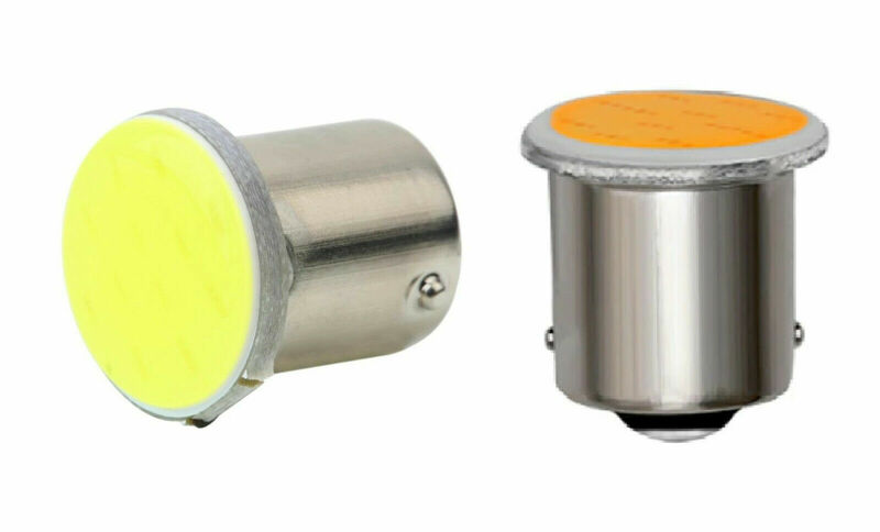 Ampoule de plaque d'éclairage de voiture, R5W 1156 BA15S, simple Contact COB LED 12V UK