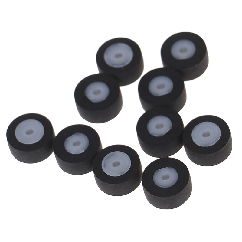 High Quality 10pcs Practical 1.8x5x11.5mm Pressure Pinch Roller Card Seat Audio Belt Pulley White Core