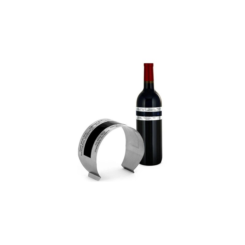 Termómetro de acero inoxidable para vino tinto, suministro de termómetro LCD para bebidas